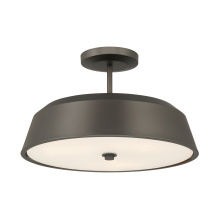 Minka-Lavery 12625-868 - Trellwyn 15" 3-Light Semi-Flush Mount