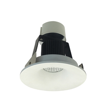 Nora NIR-4RNBCDXWW - 4" Iolite LED Round Bullnose Retrofit, 800lm / 12W, Comfort Dim, White Finish