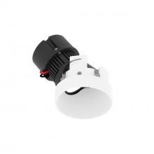 Nora NPRLV-4RTSLA40XMPW - 4" Pearl 12V LED Round Trimless Adjustable Slot Retrofit, 1050lm / 10W, 4000K, Bright White Fini