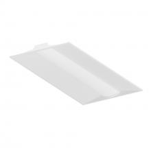 Nora NPTCBSW-24/SCW - 2'x4' LED Troffer with Selectable Wattage & CCT, White Finish (2-Pack)