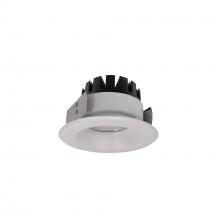 Nora NRM3-42L240FWW - 4" Marquise III Round Baffle, 1500lm, 4000K, Flood Optic, White Baffle/White Flange