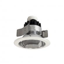 Nora NRMC3-51L135FCW - 5" Marquise III Retrofit, Clear Reflector/White Flange, 120V input; Triac/ELV Dimming, 1300lm /