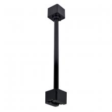 Nora NT-325B - 48" Track Head Extension Rod, Black Finish