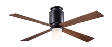 Modern Fan Co. LAP-FM-DB-50-MG-552-002 - Lapa Flush Fan; Dark Bronze Finish; 50" Mahogany Blades; 17W LED; Fan Speed and LT Control (3-wi