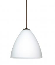 Besa Lighting 1XT-177907-BR - Besa Pendant Mia Bronze Opal Matte 1x50W MAX GY6.35 Base