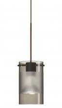Besa Lighting 1XT-6524ES-BR - Besa Pendant Scope 4 Bronze Smoke/Frost 1x50W MAX GY6.35 Base MR16