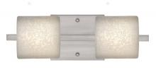 Besa Lighting 2WS-7873ST-LED-SN - Besa Wall Paolo Satin Nickel Stucco 2x5W LED