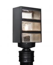 Besa Lighting 351358-POST - Costaluz, 3513 Series Wall Sconce, Black/Smoke Bubble, Finish, 1x75W Medium Base