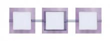 Besa Lighting 3WS-773591-LED-CR - Besa Wall Alex Chrome Opal/Amethyst 3x5W LED