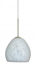 Besa Lighting B-412219-SN - Besa Bolla Pendant For Multiport Canopy Satin Nickel Carrera 1x50W E12 base