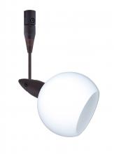 Besa Lighting RSP-155907-12-BR - Besa Spotlight With 12" Stem Palla 3 Bronze Opal Matte 1x35W Bipin MR11