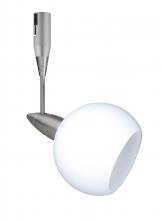 Besa Lighting RSP-155907-12-SN - Besa Spotlight With 12" Stem Palla 3 Satin Nickel Opal Matte 1x35W Bipin MR11