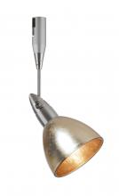 Besa Lighting RSP-1758GF-18-SN - Besa Spotlight With 18" Stem Divi Satin Nickel Gold Foil 1x50W Bipin MR16