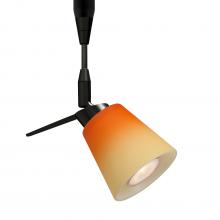 Besa Lighting RSP-5042OP-BK - Besa Spotlight Canto 3 Black Bicolor Orange/Pina 1x35W Bipin MR11