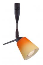 Besa Lighting RSP-5042OP-12-BR - Besa Spotlight With 12" Stem Canto 3 Bronze Bicolor Orange/Pina 1x35W Bipin MR11