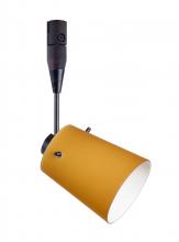 Besa Lighting RSP-511880-06-BR - Besa Spotlight With 6" Stem Tammi 3 Bronze Amber Matte 1x50W Bipin MR16