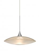 Besa Lighting RXP-6294GD-SN - Besa Pendant Spazio Satin Nickel Gold/Frost 1x50W MAX GY6.35 Base