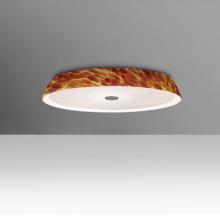 Besa Lighting SOPHI14ACC-LED - Besa, Sophi 14 Ceiling, Amber Cloud, 1x20W LED
