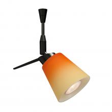 Besa Lighting SP-5042OP-BK - Besa Spotlight Canto 3 Black Bicolor Orange/Pina 1x35W Bipin MR11