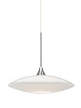 Besa Lighting XP-629406-SN - Besa Pendant Spazio Satin Nickel Opal Glossy 1x50W MAX GY6.35 Base