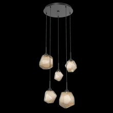 Hammerton CHB0039-05-MB-B-C01-L1 - Gem Round 5pc Multi-Pendant