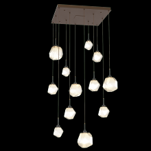 Hammerton CHB0039-12-FB-A-C01-L1 - Gem Square 12pc Multi-Pendant