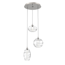 Hammerton CHB0048-03-BS-OC-C01-E2 - Misto Round 3pc Multi-Pendant