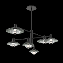 Hammerton CHB0098-L6-MB-SG-001-L3 - Mobile - 6pc - Cirrus (warm glass and cast glass)