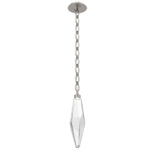 Hammerton LNB0050-19-BS-CC-CH2-L3 - Rock Crystal Chain Pendant - 19-Inch