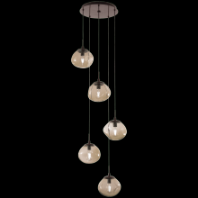 Hammerton CHB0064-03-CS-B-C01-E2 - Nova Round 3pc Multi-Pendant (Bulb)
