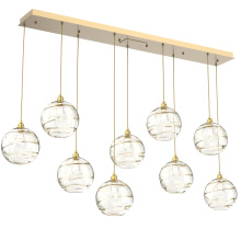 Hammerton PLB0047-09-GB-OA-C01-E2 - Terra Linear 9pc Multi-Pendant