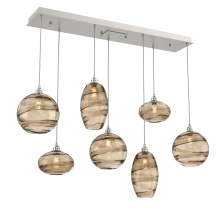 Hammerton PLB0048-07-BS-OB-C01-E2 - Misto Linear 7pc Multi-Pendant