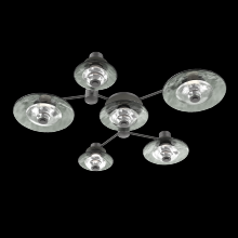 Hammerton SMB0098-H6-GP-SG-L3 - Hub & Spoke - Cirrus - Round - 6pc (warm glass and cast glass)