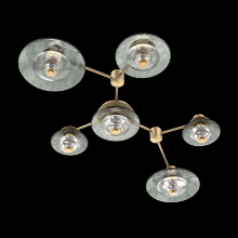 Hammerton SMB0098-HL-GB-SG-L3 - Hub & Spoke - Cirrus - Linear - 6pc (warm glass and cast glass)