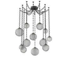 Hammerton SNB0092-12-MB-S-CH1-L3 - Gaia Round Chain 12pc Swag Multi-Pendant