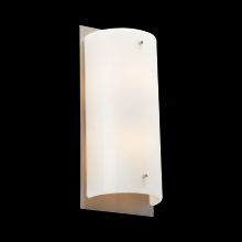 Hammerton CSB0044-13-FB-IW-E2 - Textured Glass Cover Sconce - 13-Inch