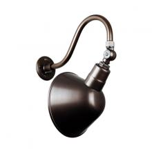 Hi-Lite MFG Co. H-QSN18110-SA-145/QSNB-42-145/QSNSK-145 - 10" Gooseneck Light Angle Shade, QSNB-42 Arm, Swivel Knuckle & Wire Guard Accessories