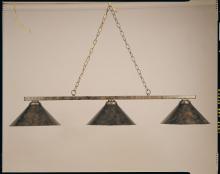 Hi-Lite MFG Co. H-1103/83-D-COP/BLK - 3-LITE BILLIARD LIGHT