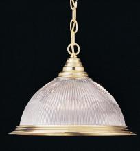 Hi-Lite MFG Co. H-1115-D-77-CLR RIB - 1-LIGHT PENDANT