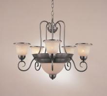 Hi-Lite MFG Co. H-1965-D-11-OPAL - 5-LIGHT CHANDELIER