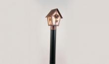 Hi-Lite MFG Co. H-1E-P-BR47-OPAL - 1-LIGHT POST MOUNT