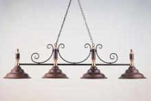 Hi-Lite MFG Co. H-5014/73-D-BR47/44 - 4-LITE BILLIARD LIGHT