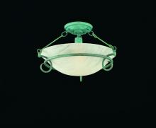 Hi-Lite MFG Co. H-8127-F-77-HONEY - 1-LIGHT SEMI FLUSH MOUNT
