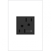 Legrand ARCH152G10 - adorne 15A Tamper-Resistant Half-Controlled Outlet, Graphite