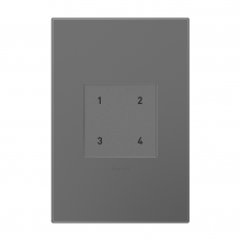 Legrand WNACB40M1 - adorne Wireless Smart Scene Switch with Netatmo, Magnesium