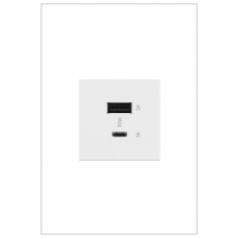 Legrand ARUSB2AC6W4 - adorne Ultra-Fast USB Type-A/C Outlet Module, White