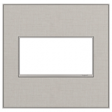 Legrand AWM2GTL4 - adorne True Linen Two-Gang Screwless Wall Plate