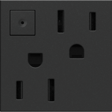 Legrand ARPS152G4 - adorne 15A Energy-Saving On/Off Outlet, Graphite