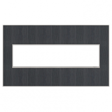 Legrand AWM4GRG4 - adorne Rustic Grey Four-Gang Screwless Wall Plate