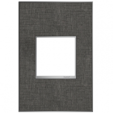 Legrand AWM1G2SL4 - adorne Slate Linen One-Gang Screwless Wall Plate
